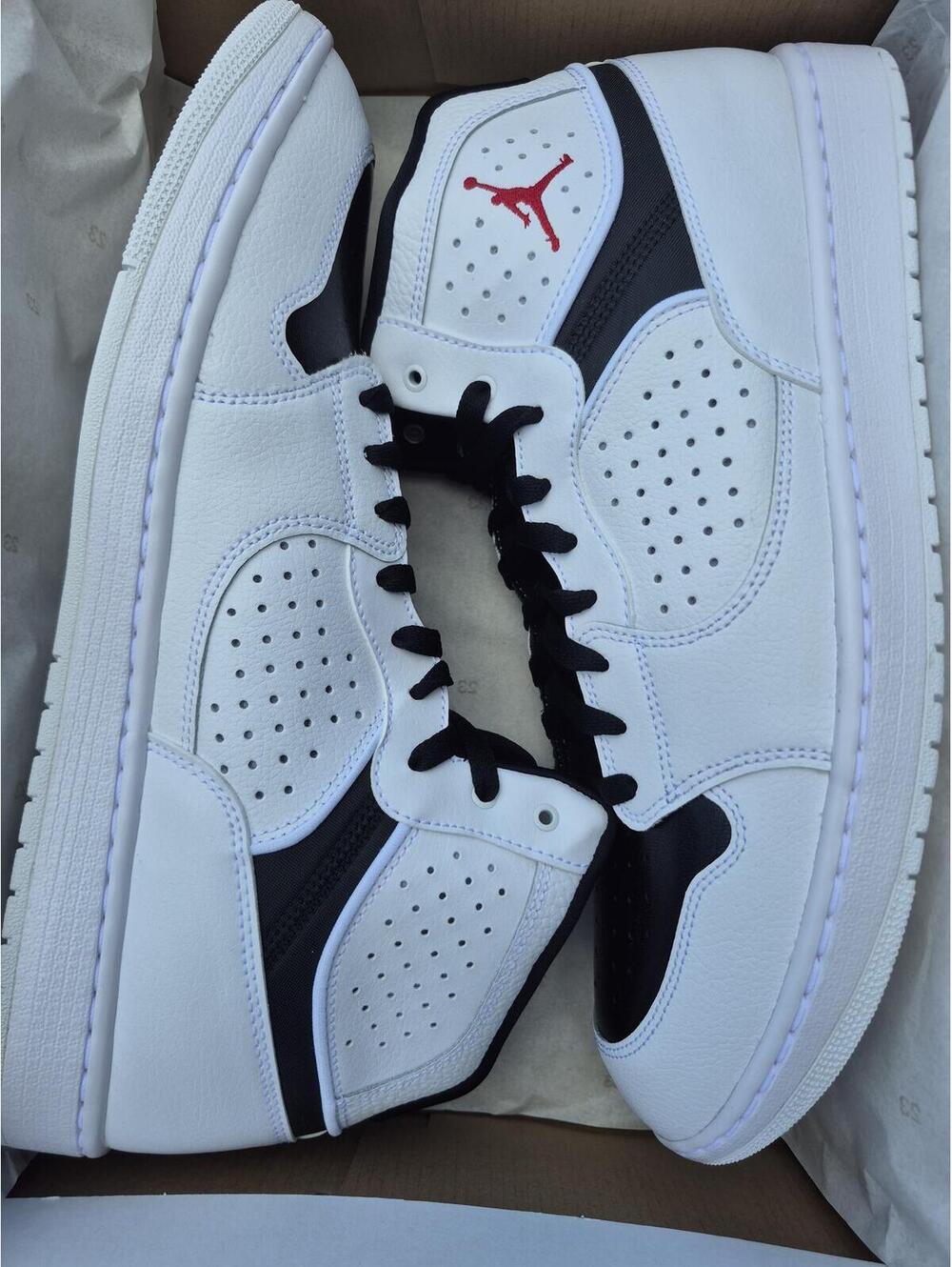 Jordan Stay Loyal 3 White/Gym Red/Black Sneakers Size 14